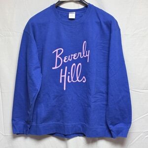 Port and Company "Beverly Hills" Blue Crew Neck Sweater